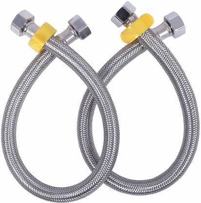 Altroz Connection-Pipe-2 EXCLUSIVE PREMIUM HEAVY QUALITY STAINLESS STEEL 304 CONNECTION PIPE 24 INCH (SET OF 2) Hose Connector Hose Pipe  (0.6 m)