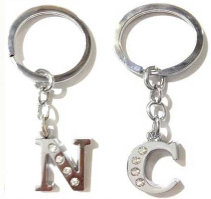 Rashi Traders Alphabet C & N Letter Key Chain