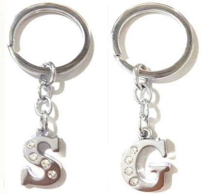 Rashi Traders Alphabet G & S Letter Key Chain