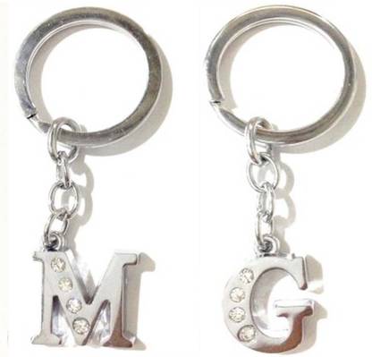 Rashi Traders Alphabet G & M Letter Key Chain