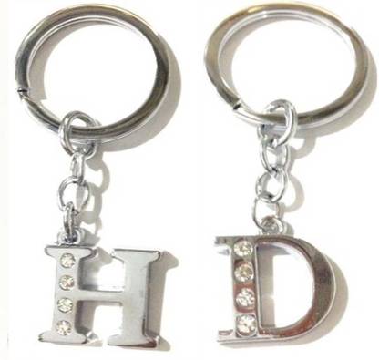 Rashi Traders Alphabet D & H Letter Key Chain