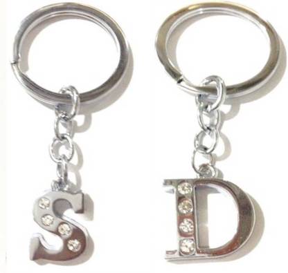 Rashi Traders Alphabet D & S Letter Key Chain