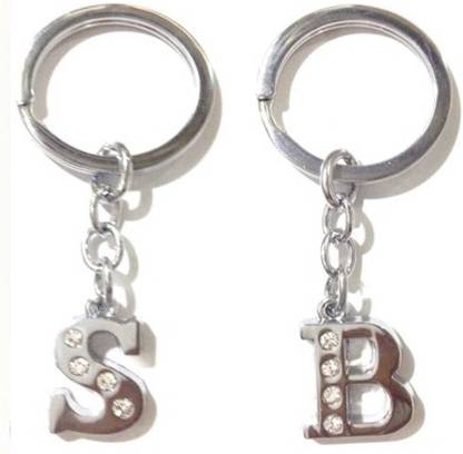 Rashi Traders Alphabet B & S Letter Key Chain