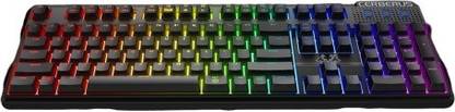 ASUS Cerberus Mech RGB Mechanical Gaming Keyboard with RGB Backlit Effects, 100% Anti-ghosting N-Key Rollover (NKRO), and Dedicated hot Keys for Gaming Shortcuts Wired USB Laptop-size Laptop Keyboard Compatible with Desktop, Laptop, Mac