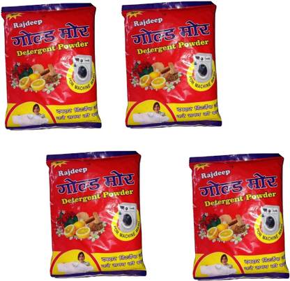 Rajdeep gold mor detergent powder 1 kg (pack of 5) Detergent Powder