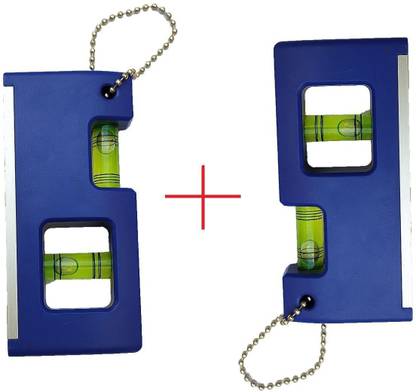 Inditrust Pack of 2 Mini Spirit Level Magnetic Spirit level 4inch Magnetic Carpenter's Level
