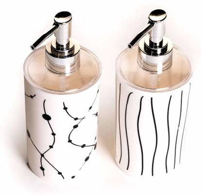 Indiginous HIGH QUALITY UNBREAKABLE Liquid Soap/Liquid/Shampoo/Hand wash/Sanitizer/Lotion Dispenser Bottle for Kitchen, Wash-Basin and Bathroom (Pack of 2) 700 ml Gel, Lotion, Foam, Conditioner, Soap, Shampoo Dispenser
