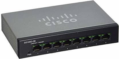 CISCO Gigabit Switch 8 Ports 1000 Mbps Network Switch