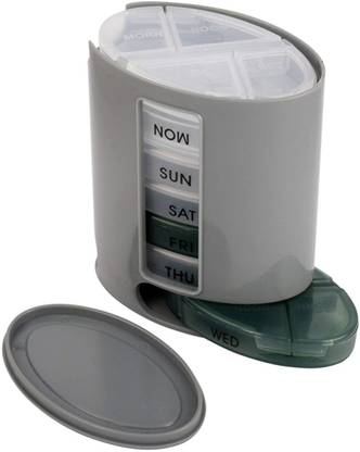 Top Select 7DAYS DAYS Medicine Storage Box With 4 Compartments/Pill Dispenser PACK OF 1 Pill Box