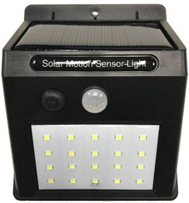 JIGSHTIAL Solar Powered LED Wall light with PIR Motion Sensor / CDS Night Sensor lamp Outdoor Garden Yard Home Path Walkway Security light-in LED Outdoor Wall Lamp Solar Light Set (Pack of 1) Solar Light Set (Wall Mounted Pack of 1) Solar Light Set