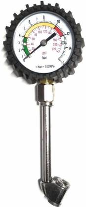 Betlex Analog Tire Pressure Gauge Digital Tire Pressure Gauge Metallic Tyre Pressure Guage with Analog Meter (220 PSI)