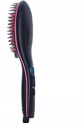 Fulkiza simply straight ciramic brush with LCD display FTS-21 Hair Straightener Brush