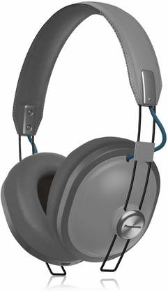 Panasonic Retro Headphones with Bluetooth 24-Hour Playback (RP-HTX80B-H) Bluetooth