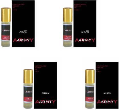 Ahsan 8 ML ARMY PACK OF 4 Floral Attar
