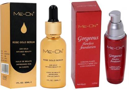Me-On 24K Gold Face Serum & Gorgeous Foundation
