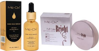 Me-On 24K Gold Face Serum & Puff Cake Compact
