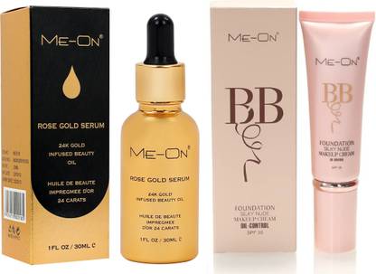 Me-On 24K Gold Face Serum & BB Cream Foundation