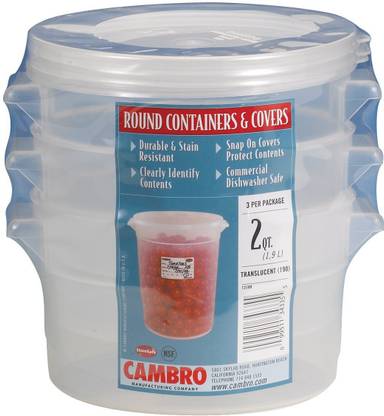 Cambro Plastic Grocery Container  - 1.9 L