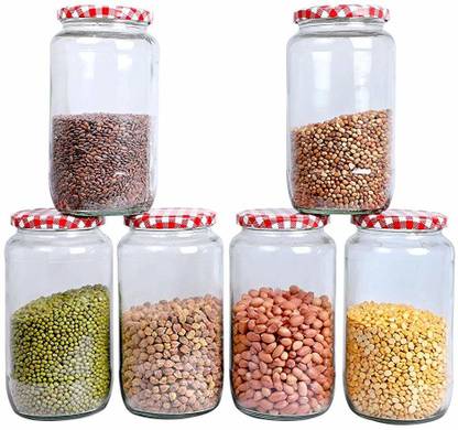 GLASSCART Glass Grocery Container  - 1000 ml