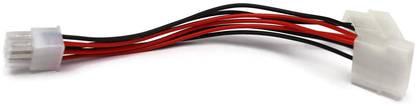 Electronic Spices 6 Pin PCI Express Male to Dual LP4 3Pin Molex E Graphic Video Card Power Cable Adapter Electronic Components Electronic Hobby Kit