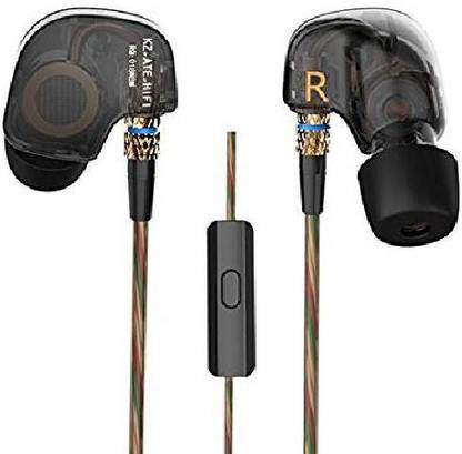 KZ Ate Hi-Fi Iem Sports Headphones With Copper Driver Wired