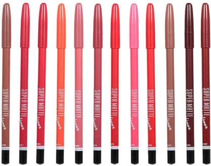 Lecherous Super Matte Lipliner pack of 12