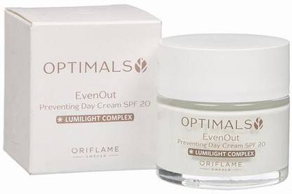 Oriflame Sweden Origlame OPTIMALS EVENOUT PREVENTING DAY CREAM SPF20