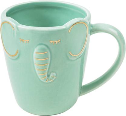 chumbak Lively Elephant Ceramic Coffee Mug