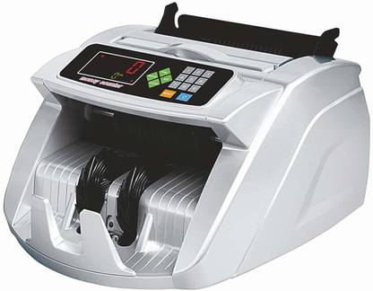 VMS Essentials Compatible with UV, MG, UV, IR, and MT anti-counterfeit (Fake Note) Detector Old and New Indian Notes Counting Machine with LED Display and Beep Function (CCM02) Note Counting Machine