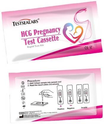 TESTSEALABS High Accuracy (99.6%) Instant Urine Based Pregnancy Test Kit Pregnancy Test Kit