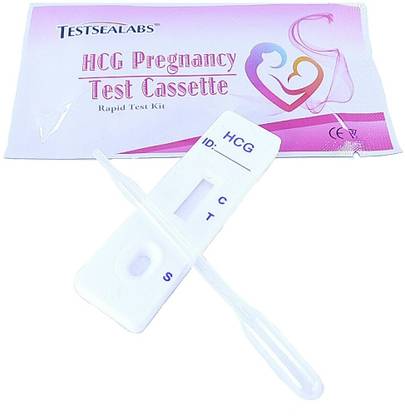 TESTSEALABS High Sensitive 99.6% Accurate Urine Sample Based Pregnancy Test Kit Pregnancy Test Kit