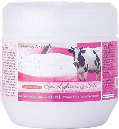 Carebeau Spa Salt Lightening Body Scrub (Milk & Yogurt) Scrub