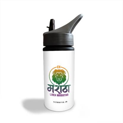 Tee Mafia Ek Maratha Laakh Maratha ???????????????? Kshatriya Kulavantas 500 ml Water Bottle