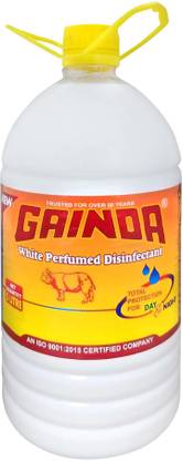 GAINDA White Perfumed Disinfectant Phenyl Plain