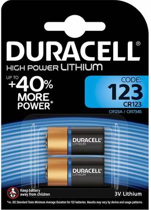 DURACELL CR123-Pack of 2  Battery
