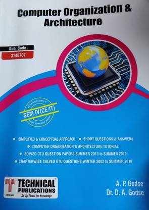Computer Organization & Architecture for GTU University (IV- CSE/IT-3140707)
