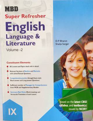 MBD ENGLISH LANGUAGE & LITRETURE VOL. 1& 2 CLASS 9