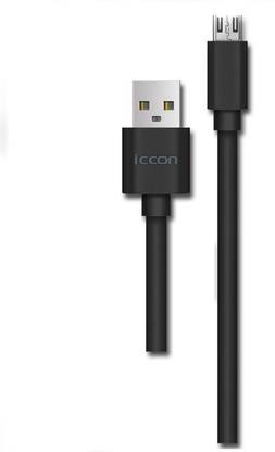 ICCON Power Cord 1 m USB DATA CABLE 2A
