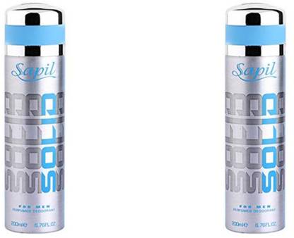 Sapil SOLID BLUE Deodorant Spray  -  For Men