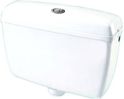 NEW WARE Push Type Toilet Flush Tank Slim and Sleek Dual Flush Tank Flushing Cistern 10 Liters Capacity Dual Flush Tank