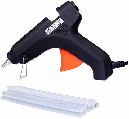 SVM Products Plastic Corded Glue Gun 40 W with 10 Glue Sticks Standard Temperature Corded Glue Gun