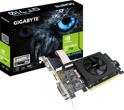 GIGABYTE GV-N710D5-2GIL GDDR5 2 GB NVIDIA Chipset 64 bit 954 MHz Graphics Card