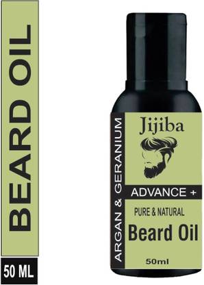 jijiba ADVANCE+100% Natural Beard Growth Oil- For Stimulating fast Beard Growth Hair Oil