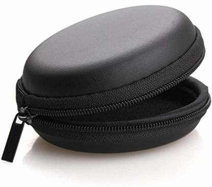 Jape Leather Zipper Headphone Pouch For Universal