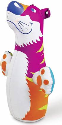 XINGLI Hit Me Children's Kids Tiger Inflatable 3D Punching Bop Bag - Toy Gift for Age 3+ Inflatable Play Gym