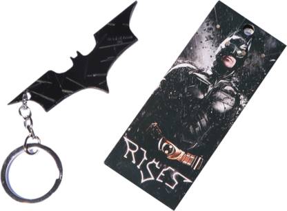 AB Posters batman batarang key chain dark knight black Key Chain