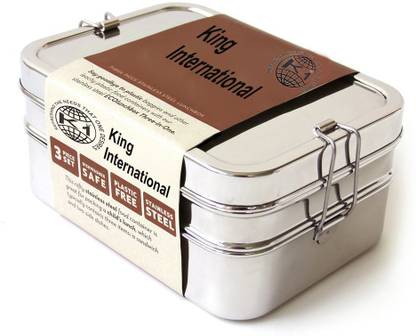 King International KI-RTGE-LNH-AB-NW 2 Containers Lunch Box