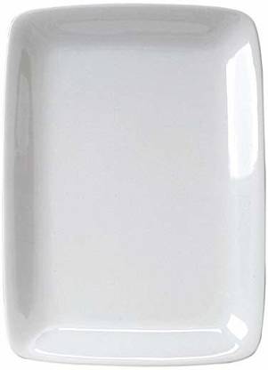 Hic Harold Import Co. Hic 401424 White Porcelain Rectangular Platter Tray