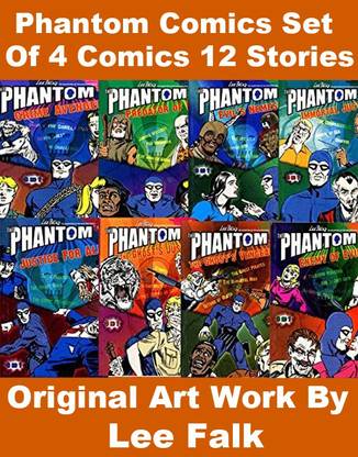 Phantom Comics In English Set Of 4 Comics And 12 Stories