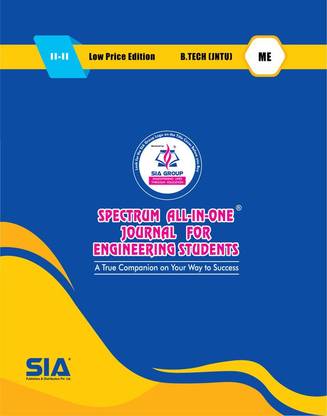 B.Tech II-Year I-Sem (Mechanical Engineering) JNTU-Hyderabad,Spectrum ALL-IN-ONE Journal For Engineering Students
